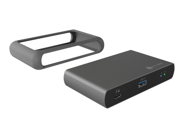 ICY BOX IB-HUB801-TB4, Thunderbolt™ 4 Type-C® HUB auf 3x Thunderbolt 4 und 1x USB 3.2 Gen 2 Type-A Schnittstellen