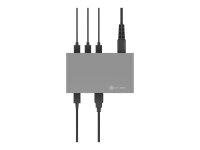 ICY BOX IB-HUB801-TB4, Thunderbolt™ 4 Type-C® HUB auf 3x Thunderbolt 4 und 1x USB 3.2 Gen 2 Type-A Schnittstellen