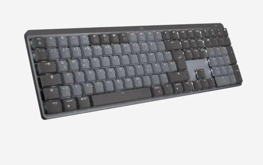 Logitech MX Mechanical - Tastatur - kabellos DE - grafit - leise und taktil
