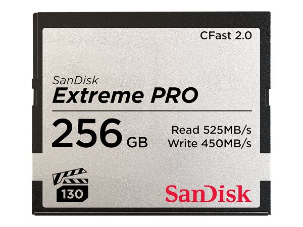 SanDisk Extreme Pro 256 GB CFast 2.0