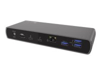ICY BOX IB-DK8801-TB4, 10-in-1 Thunderbolt™ 4 Type-C® DockingStation auf 2x Thunderbolt 4 und 4x USB 3.2 Gen 2 Type-A Schnittstellen, SD Kartenleser, 2,5 Gbit