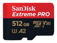 SanDisk Extreme PRO 512 GB MicroSDXC UHS-I Klasse 10