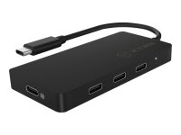 ICY BOX IB-HUB1429-CPD, USB 3.2 Gen 2 Type-C® Hub zu 3x Type-C® Anschlüssen und mit Power Delivery bis zu 100 W