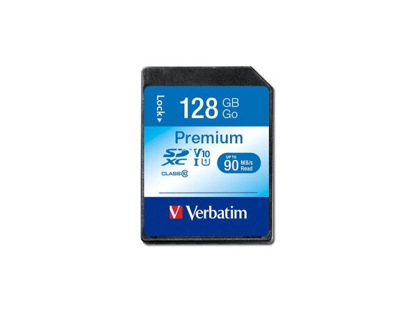 VERBATIM PREMIUM U1 SDXC KARTE 128GB