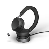Jabra Evolve2 75 UC Stereo USB-A black mit Ladestation