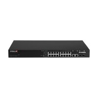 Edimax VLAN 18-Port Gigabit PoE+ Web Smart Switch mit 2...