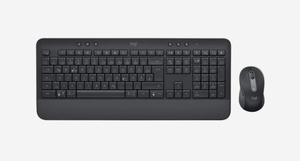 Logitech MK650 Signature for Business - Tastatur&Maus - kabellos DE - grafit