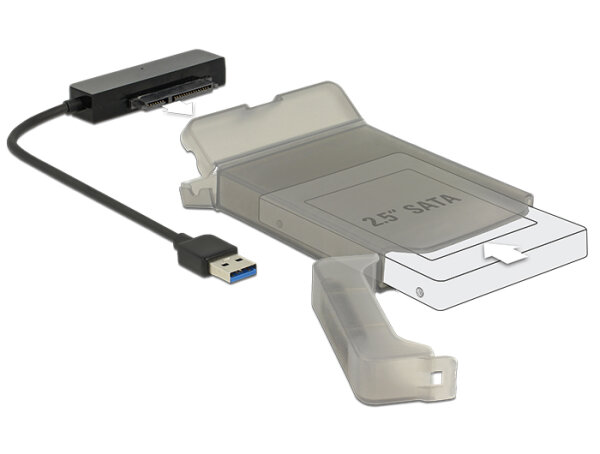 Delock Konverter USB 3.0 > SATA 22 Pin mit 2.5" Schutzhülle