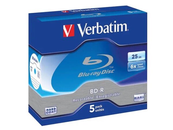 Verbatim 43715 Leere Blu-Ray Disc BD-R 25 GB 5 Stück(e)