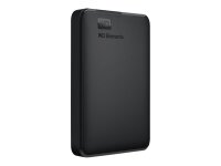 Western Digital Elements Portable Externe Festplatte 2 TB 5400 RPM 2.5" Micro-USB B 3.2 Gen 2 (3.1 Gen 2) Schwarz