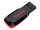 SanDisk Cruzer Blade USB-Stick 64 GB USB Typ-A 2.0 Schwarz, Rot