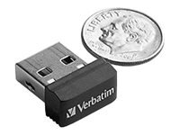 Verbatim Store n Stay NANO - USB-Stick 32 GB - Schwarz