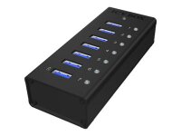 ICY BOX IB-AC618, 7 Port USB 3.2 Gen 1 Hub mit 1x...