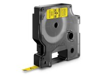 DYMO D1 - Standardetiketten - Schwarz auf Gelb - 6mm x 7m