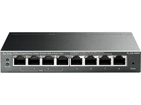 TP-Link 8-Port Gigabit Easy Smart Switch mit 4-Port PoE+