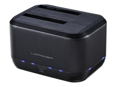 LC-Power LC-DOCK-U3-III Speicherlaufwerk-Docking-Station USB 3.2 Gen 1 (3.1 Gen 1) Type micro-B Schwarz