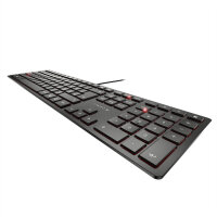 CHERRY KC 6000 SLIM Kabelgebundene Tastatur, Schwarz, USB...