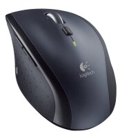 Logitech M705 Marathon - optische Maus - kabellos - grau/schwarz
