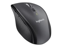 Logitech M705 Marathon - optische Maus - kabellos - grau/schwarz