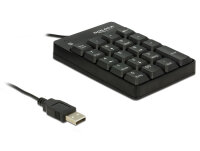 Delock Tastatur USB Nummernblock 19 Tasten