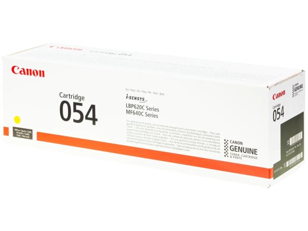 Canon 054 Toner-Cartridge, Gelb