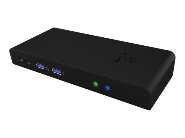 ICY BOX IB-DK2251AC, DisplayLink® USB 3.2 Gen 1 Notebook DockingStation, 2x HDMI® bis zu 2K@60 Hz