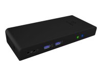 ICY BOX IB-DK2251AC, DisplayLink® USB 3.2 Gen 1 Notebook DockingStation, 2x HDMI® bis zu 2K@60 Hz