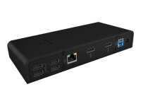 ICY BOX IB-DK2251AC, DisplayLink® USB 3.2 Gen 1 Notebook DockingStation, 2x HDMI® bis zu 2K@60 Hz