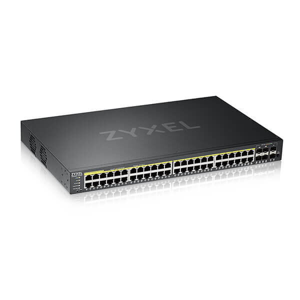 Zyxel GS2220-50HP 44-Port + 4x SFP/Rj45 +2x SFP Gigabit L2 managed PoE+ Switch