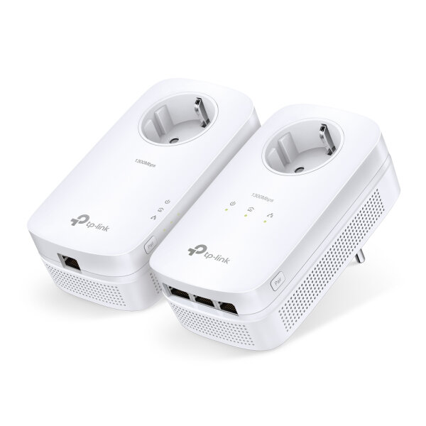 TP-Link AV1300-Gigabit-Powerline-Adapter KIT mit Steckdose