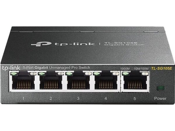 TP-Link TL-SG105S Unmanaged Gigabit Ethernet (10/100/1000) Schwarz