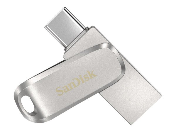 SanDisk Ultra Dual Drive Luxe USB-Stick 32 GB USB Type-A / USB Type-C 3.2 Gen 1 (3.1 Gen 1) Edelstahl
