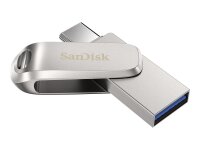 SanDisk Ultra Dual Drive Luxe USB-Stick 64 GB USB Type-A...