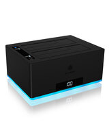 ICY BOX IB-127CL-U3; Docking und Klonstation für 2x 2,5" oder 3,5" HDD/SSD zu USB 3.2 Gen 1 Host, SINGLE + copy funktion, UASP & SATA III (6 Gbit/s)
