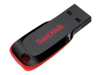 SanDisk Cruzer Blade USB-Flash-Laufwerk 32 GB USB 2.0 Schlüsselanhängerfunktion Schwarz/Rot