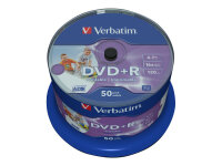 Verbatim DVD+R Wide Inkjet Printable No ID Brand 4,7 GB...