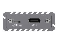 ICY BOX IB-1817M-C31, Type-C® USB 3.2 Gen 2 zu PCIe NVMe M.2 2230/2242/2260/2280 SSD Gehäuse mit Schreibschutz