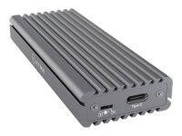 ICY BOX IB-1817M-C31, Type-C® USB 3.2 Gen 2 zu PCIe NVMe M.2 2230/2242/2260/2280 SSD Gehäuse mit Schreibschutz