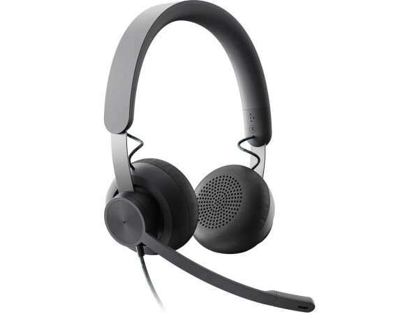 Logitech 981-000870 Kopfhörer & Headset Kabelgebunden Kopfband Anrufe/Musik USB Typ-C Graphit