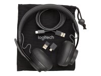 Logitech 981-000870 Kopfhörer & Headset Kabelgebunden Kopfband Anrufe/Musik USB Typ-C Graphit