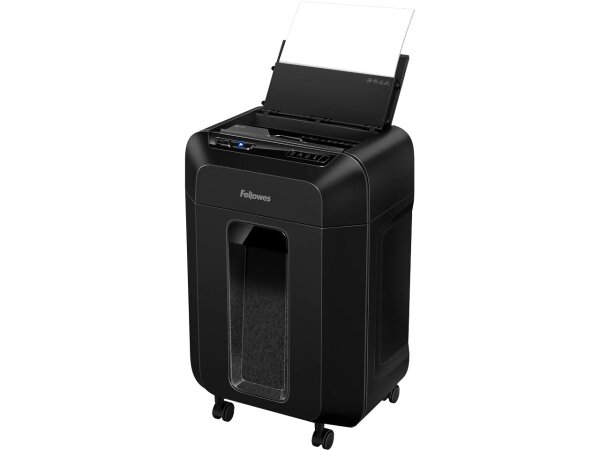 Fellowes AutoMax 90M Aktenvernichter Mikrogeschnittene Zerkleinerung Schwarz