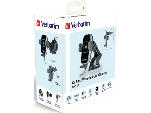 Verbatim FWC-02 Aktive Halterung Handy/Smartphone Schwarz