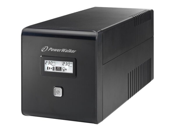 PowerWalker VI 1000 LCD Unterbrechungsfreie Stromversorgung (USV) 1 kVA 600 W 4 AC-Ausgänge