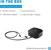 HP USB-C/A Universal Dockingstation G2