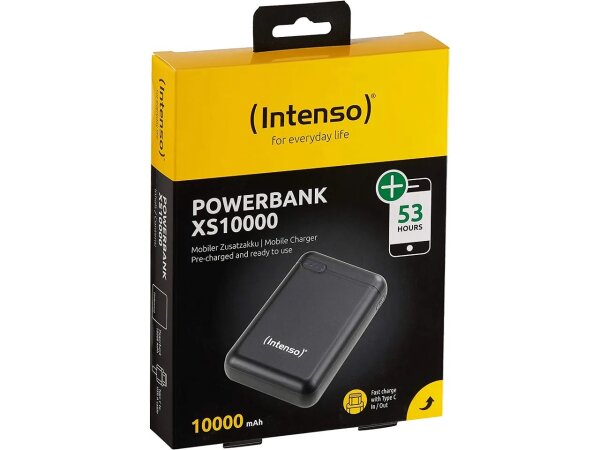 Intenso XS10000 Lithium Polymer (LiPo) 10000 mAh Schwarz