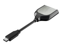 SanDisk Extreme PRO Kartenleser USB 3.2 Gen 1 (3.1 Gen 1) Type-C Schwarz, Silber