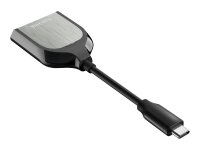 SanDisk Extreme PRO Kartenleser USB 3.2 Gen 1 (3.1 Gen 1) Type-C Schwarz, Silber
