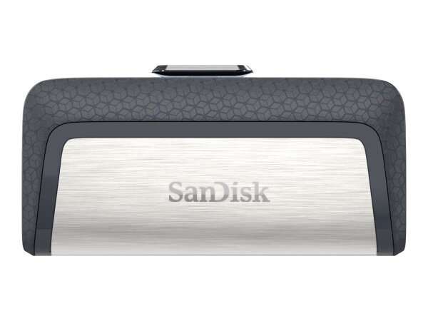 SanDisk Ultra Dual Drive USB Type-C USB-Stick 128 GB USB Type-A / USB Type-C 3.2 Gen 1 (3.1 Gen 1) Schwarz, Silber