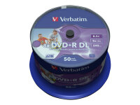 Verbatim 43703 DVD-Rohling 8,5 GB DVD-R 50 Stück(e)