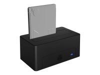ICY BOX IB-1121-U3, DockingStation für 1x 2.5"/3.5" SATA I/II/III, USB 3.2 Gen 1, Netzteil, schwarz